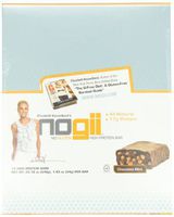 NoGii High Protein Nutritional Bar, Chocolate Mint, 12 Count