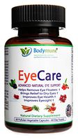 Natural Eye Care Supplement | Eye Floaters | Dry Eyes | Eyesight Eye Health Nutrition | Synergistic Blend by Bodymune | 60 Day Supply | Made with Organic Herbs Spices Oils | Vegan Gluten-Free