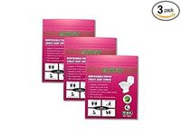 Gypsy Disposable Paper Toilet Seat Covers - 45 Flushable Toilet Seat Covers for Kids, Toddlers and Adults for Use During Travel, Potty Training and Many More (3 Packs,15 Each)