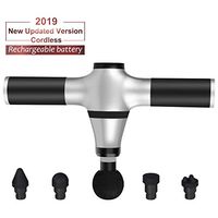 Muscle Massage Gun Portable Professional Percussive Therapy Device Handheld Deep Tissue Massaging Machine Waterproof Carrying Case Personal Massage Drill Gun Relief Pain, Recovery, Enhance Energy