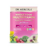 Dr. Mercola Whole-Food Multivitamin Daily Packs for Women, 30 Servings (240 Tablets), Non GMO, Gluten Free, Soy Free