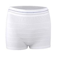 Mesh Postpartum Underwear High Waist Disposable Post Bay C-Section Recovery Maternity Panties for Women (White-3 Pack, Medium/Large)