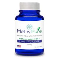 MethylPure Methyl Folate (5-MTHF) - Clinical Strength L-Methylfolate 15 mg - (30 Capsules) - Activated Vitamin B9 Folate Supplement to Support MTHFR Gene Variant - Natural Supplement
