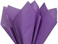 Dark Lavender Purple Art DIY Crafts Tissue Paper for Gift Wrapping 15"X20" 5 Sheets