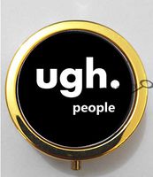 BlackKey UGH People 3-Compartment Decorative Pocket Gift Box Case Organizer for Pill, Color 2 -829