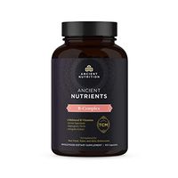Ancient Nutrition, Ancient Nutrients B-Complex - 8 Balanced B-Vitamins, Adaptogenic Herbs, Enzyme Activated, Paleo & Keto Friendly, 60 Capsules…