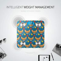 Bluetooth Wight Scales Cartoon Cute Funny Pet Dog Chihuahua Scale for Body Weight Body Fat Composition Monitor Analyzer with Smartphone App for Body Management-396 Lbs