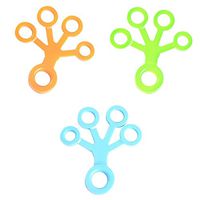 3pcs Hand Strengthener Forearm Grip Hand Gripper Resistance Finger Exerciser Finger Stretcher
