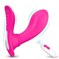 Massager Vibrating Wearable Massaging Toys for Back Neck Shoulder Relaxation Wireless Remote Control Massage Butterfly Multiple Speed and Patterns Wireless Cordless Vibration，Couples Interactive