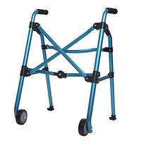 MYLW Folding Walking Frames Space Saver Walker Height Adjustable Standard Walker for Seniors Adult Elderly