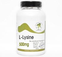 L-Lysine 500mg ~ 200 Capsules - No Additives ~ Naturetition Supplements