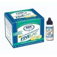 (1) FiveLac Candida Probiotic Defense (1) Oxygen Elements Max 1 fl. oz. by Global Health Trax ThreeLac
