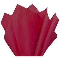 Flexicore Packaging® Tissue Paper Gift Wrap | Size:15"x20" | Acid Free | Bulk | Craft | DIY | Color: Cranberry Red | Count: 20 Sheets