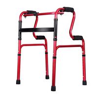 EGCLJ Elderly Folding Walker Walking Frame Wheelless Stainless Steel Walker Adjustable Height Medical Handrail Assist Walking Aid (Color : C)