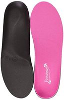 Powerstep Women's PINNACLE PINK Shoe Insoles, Women's 9-9.5 / Men's 7-7.5