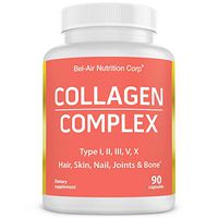 Bel-Air Collagen Complex (Type I, II, III, V, X): Premium Quality Collagen Peptides