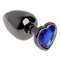 Yuamily Stainless Steel Amal Plug-3 Different Size Buttpluģ Adult Health Six-Toy for Women Men Beginner (Heart Shape, L)