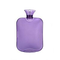 Warm Simple 2 L Hot Water Bottle Safe Water-Filled, Hot Water Bottle (Purple)