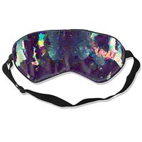 100% Silk Sleep Eye Mask, Abstract Geometry Night Sleep Mask, Meditation With Adjustable Straps, Blocks Light, Suitable For Sleeping Travel Work Naps