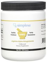 SIMPLESA NUTRITION- AAKG Powder 1:1 Ratio - Arginine Alpha-ketoglutarate - Simplesa AAKG 250 Grams