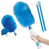 Complete Set Motorised Wireless Duster With 2 Heads And Extension Pole 18" Household Cleaner [Energy Class A]