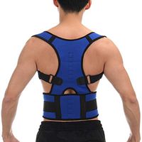 KIWI RATA Back Brace Posture Corrector Fully Adjustable Support Brace Improves Posture Lower Lumbar Support for Slouching & Hunching Thoracic Kyphosis Lower Upper Back Neck Pain