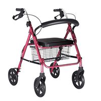 Seat & Roller Bar Covers Walker Folding and Easy to Carry Patient Multifunctional Rehabilitation Walker Gift for Parents Gift Shop for The Elderly (Color : B, Size : 626080cm)