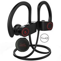 Wireless Headphones Bluetooth Earbuds With Mic for Running Gym Deep Bass Sports Wireless Earphones Sweatproof Headsets for iPhone Android TV Black