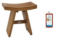 AquaTeak The Original 18" Asia Teak Shower Bench & AquaTeak Premium Teak Oil