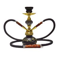 Weiduoli 2 Hose \" Hookah Shisha Pipe Narghile Party Smoking Set Multi-color optional Height: 29 cm