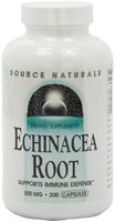 Source Naturals Echinacea Root 500mg, 200 Capsules