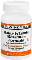 Windmill Daily Vitamin Tablets Maximum Formula 100 Tablets by Windmill
