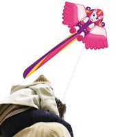 Kites, Kite Unicorn for Kids Outdoor Beach Park Lawn Games - Easy to Fly & Assembly & Carry