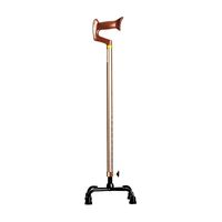 Aluminum Four-Legged Cane Walker Telescopic Adjustable Height Non-Slip Cane Walker to Help The Elderly Use Mobile Assist