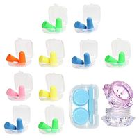 Earplugs Sleep Sleeping Earplugs, with Present Cream Box Contact Lens Case by XXMING
