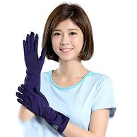 Yjdr Spring and Summer Sunscreen Stretch Gloves UV Protection Touch Gloves Women Sunscreen Long Non-Slip Elastic Thin Gloves Hand-Slip Non-Slip Finger Touch Screen UV Protection (Color : Purple)