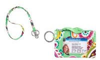 Vera Bradley Zip Id Case and Lanyard in Tutti Frutti