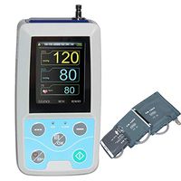 CONTEC ABPM50 Handheld 24hours Ambulatory Blood Pressure Monitor with PC Software for Continuous Monitoring NIBP USB Port with Three Cuffs
