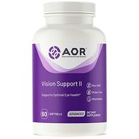 AOR, Vision Support II, Natural Supplement to Support Eye Health, with Lutein and Zeaxanthin, Gluten Free, 60 Capsules (30 Servings)