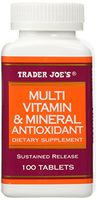 Trader Joe's Multi Vitamin & Mineral Antioxidant, 100 Tablets
