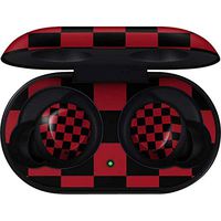 Skinit Decal Audio Skin for Galaxy Buds - Officially Licensed Skinit Originally Designed Red and Black Checkerboard Design
