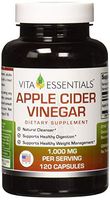 Vita Essentials Apple Cider Vinegar 1000 Mg Per Serving Capsules, 120 Count