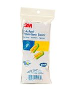 3M E-A-Rsoft Yellow Neon Blasts Earplugs VP311-1252, Corded, Vending Pack
