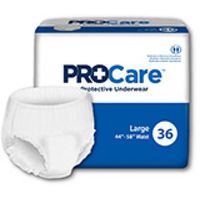 FQCRU513 - First Quality ProCare Underwear Large 44 - 58