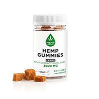 Hemp Theory Gummies (3600 Milligram) for Anxiety and Sleep - Natural Edible Gummies for Knee Joint, and Arthritis Pain - 60 Great Tasting Omega, 3, 6, 9 Premium Gummies