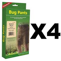 Coghlan's Bug Pants Medium Black Unisex Flame Retardant Mosquito Net (4-Pack)