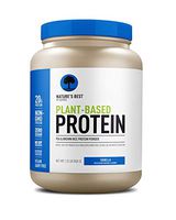 Nature's Best Plant Based Vegan Protein Powder by Isopure - Organic Keto Friendly, Low Carb, Gluten Free, 20g Protein, 0g Sugar, Vanilla 1.23 Pound (20 Servings)