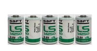 Saft 1/2AA Size Lithium Batteries (3.6V & 1200 mAh), 25 Pack