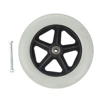 Fenteer Durable Wheelchair Front Casters Replacement Wheels, Wearproof, 8 Inch