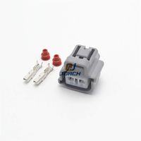 Davitu 10sets 2pin sumitomo Toyata auto plastic electrical plug wire waterproof connector 90980-11019 - (Package: 50 sets)